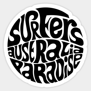 Surfers Paradise Australia Sticker